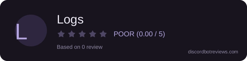 Rating banner for Logs