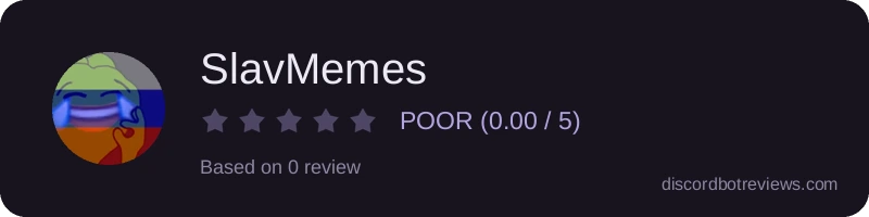 Rating widget preview for SlavMemes