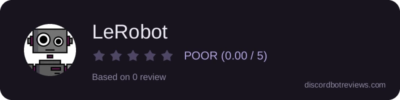 Rating widget preview for LeRobot