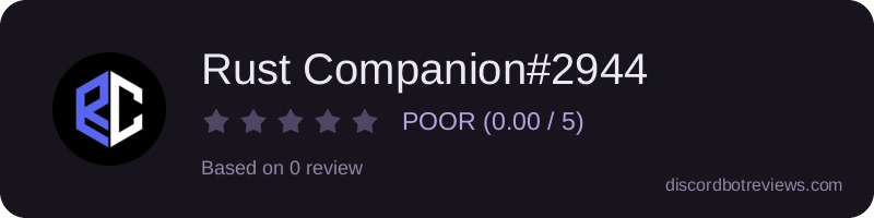 Rating widget preview for Rust Companion#2944
