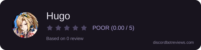 Rating widget preview for Hugo