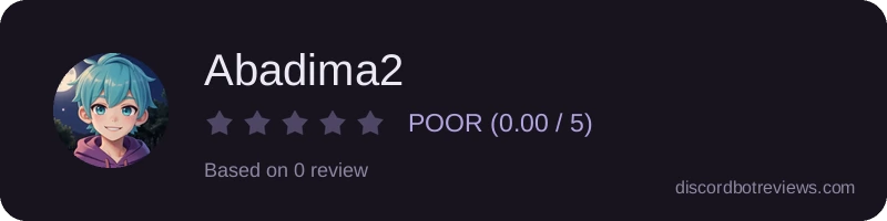 Rating widget preview for Abadima2