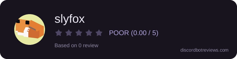 Rating banner for slyfox