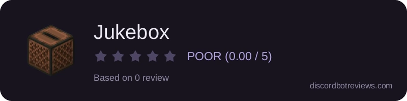 Rating widget preview for Jukebox