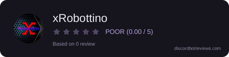 Rating widget preview for xRobottino