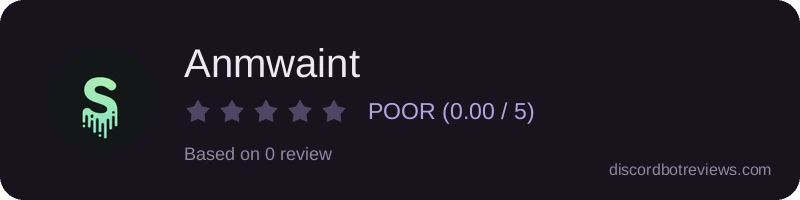 Rating widget preview for Anmwaint