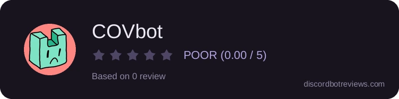 Rating banner for COVbot