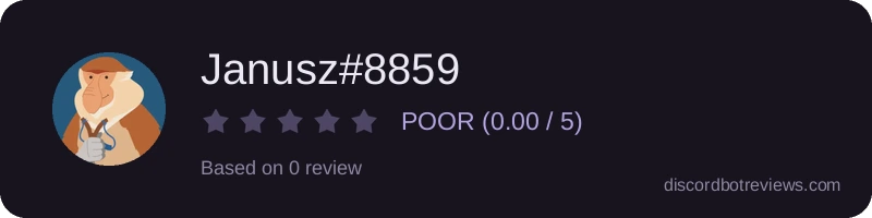 Rating widget preview for Janusz#8859