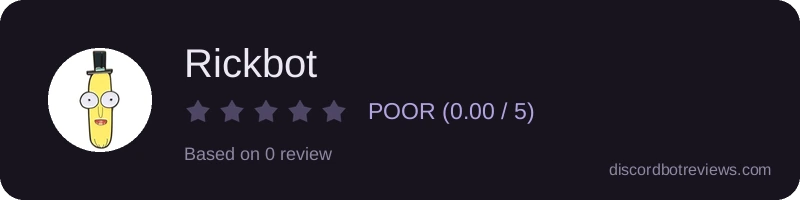 Rating banner for Rickbot