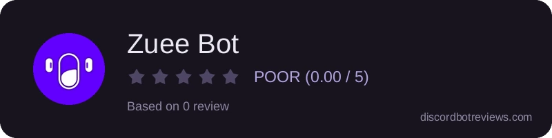 Rating banner for Zuee Bot