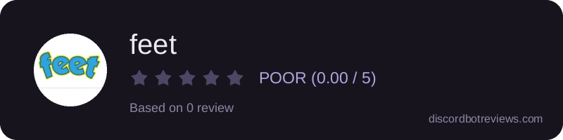 Rating widget preview for feet