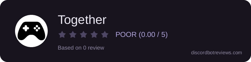 Rating widget preview for Together