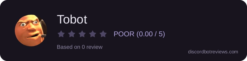 Rating widget preview for Tobot