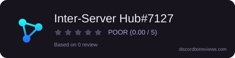 Rating widget preview for Inter-Server Hub#7127