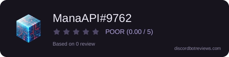 Rating widget preview for ManaAPI#9762