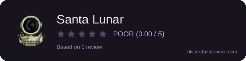 Rating banner for Santa Lunar