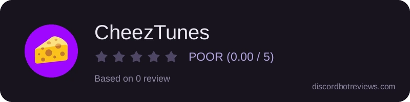 Rating widget preview for CheezTunes