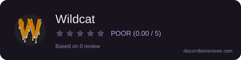 Rating widget preview for Wildcat