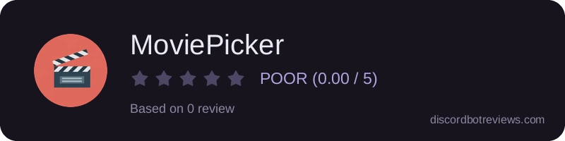 Rating widget preview for MoviePicker