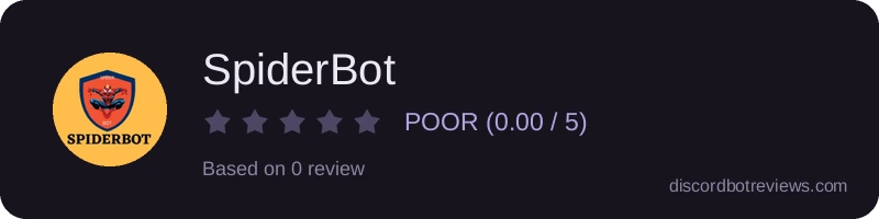 Rating widget preview for SpiderBot
