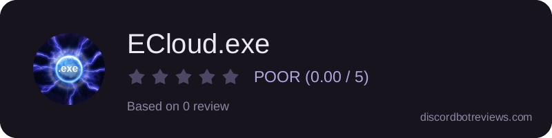 Rating widget preview for ECloud.exe