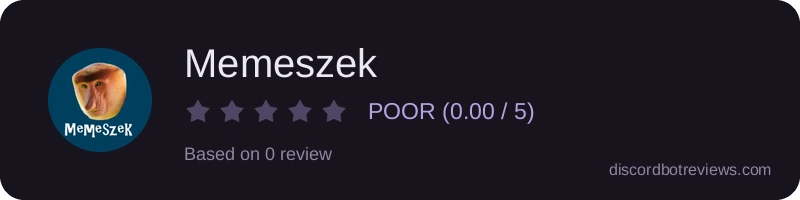 Rating widget preview for Memeszek