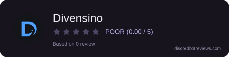 Rating widget preview for Divensino