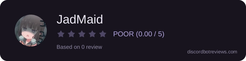 Rating widget preview for JadMaid