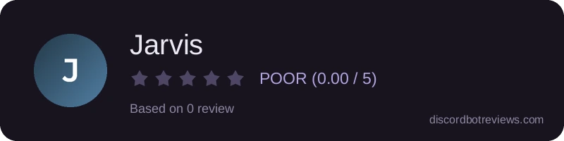 Rating widget preview for Jarvis