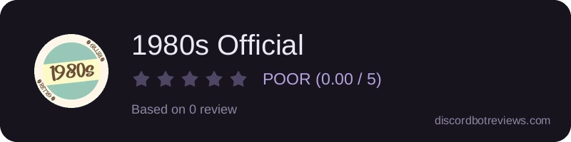 Rating widget preview for 1980s Official