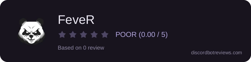 Rating widget preview for FeveR