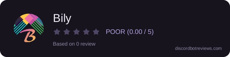 Rating widget preview for Bily