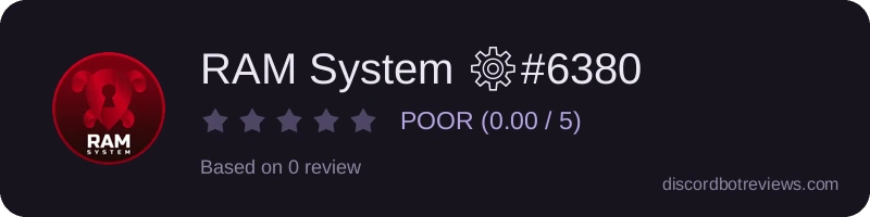 Rating widget preview for RAM System ⚙#6380