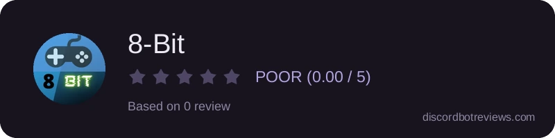 Rating widget preview for 8-Bit