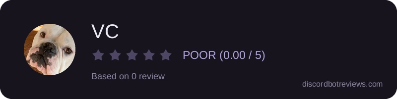 Rating widget preview for VC