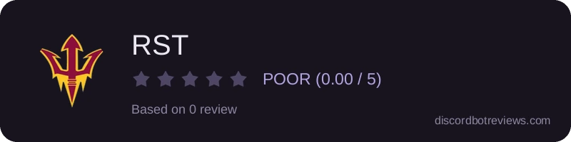 Rating widget preview for RST