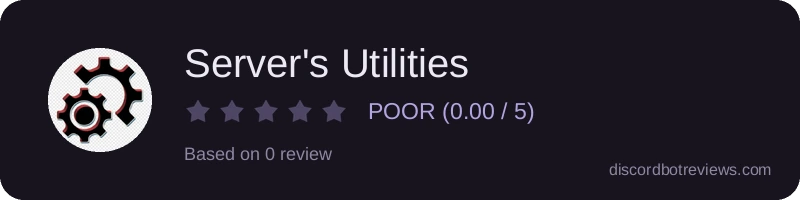 Rating banner for Server's Utilities