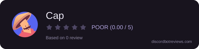 Rating banner for Cap