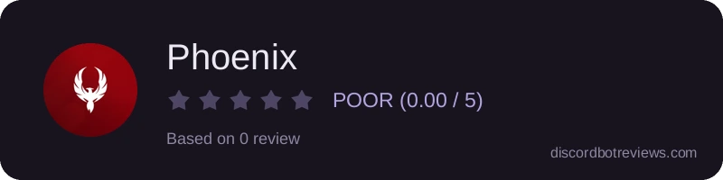 Rating widget preview for Phoenix