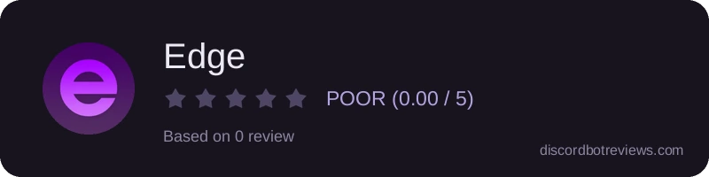 Rating widget preview for Edge