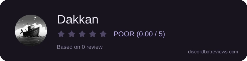Rating widget preview for Dakkan