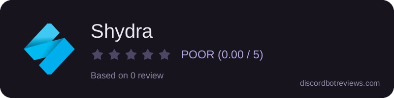 Rating widget preview for Shydra