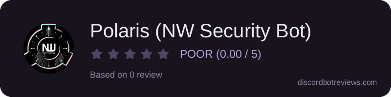 Rating widget preview for Polaris (NW Security Bot)