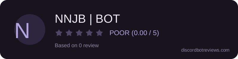 Rating banner for NNJB | BOT
