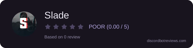 Rating widget preview for Slade