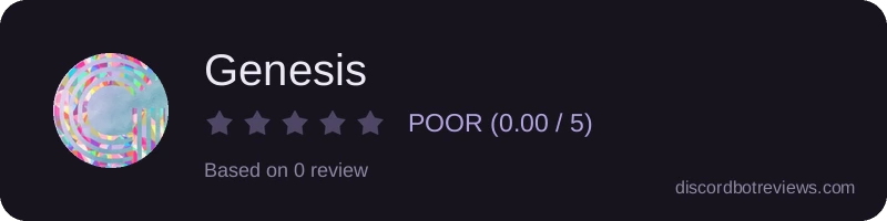 Rating widget preview for Genesis