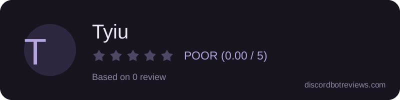Rating banner for Tyiu