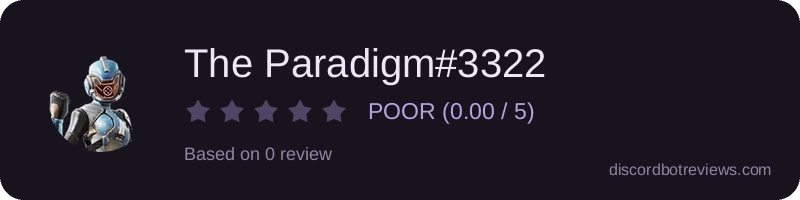 Rating widget preview for The Paradigm#3322