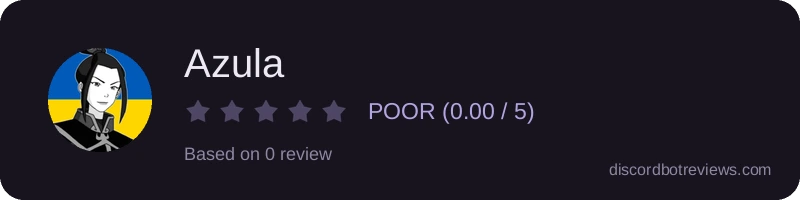 Rating widget preview for Azula