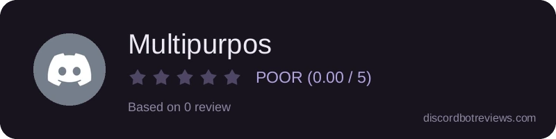 Rating widget preview for Multipurpos